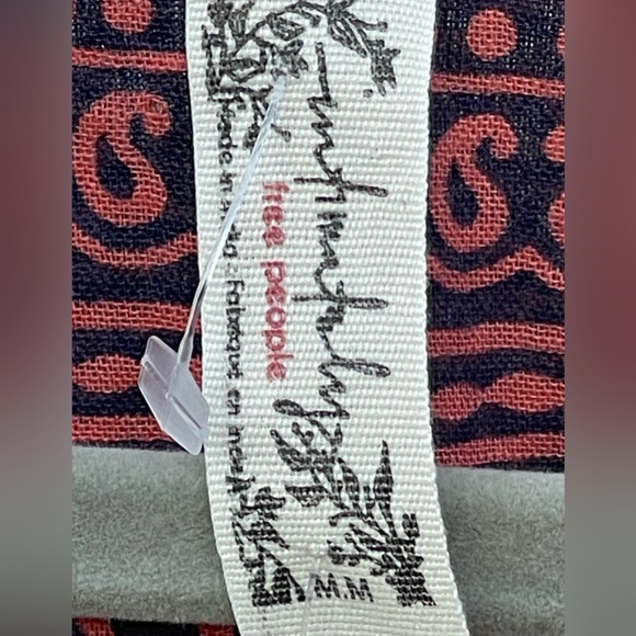 NWT Free People Soul of the Sun Sleeveless Bodysuit Brick Combo Boho Chic Size M - Picture 2 of 8